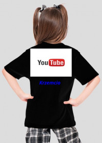 Koszulka dziewczynska Youtube Krzemcio