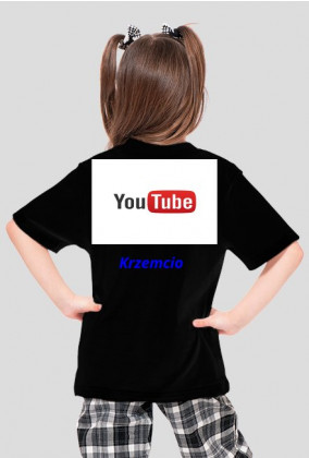 Koszulka dziewczynska Youtube Krzemcio