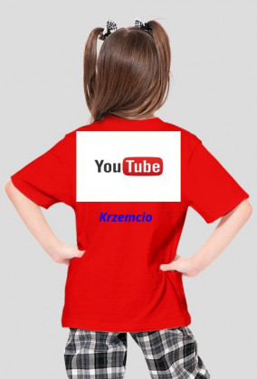 Koszulka dziewczynska Youtube Krzemcio