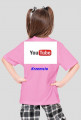 Koszulka dziewczynska Youtube Krzemcio