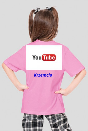 Koszulka dziewczynska Youtube Krzemcio