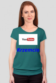 Koszulka Kobieca Youtube Krzemcio