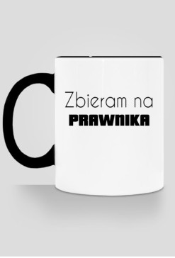 Kubek czarny - Zbieram na prawnika