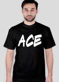 koszulka z napisem 'ACE'