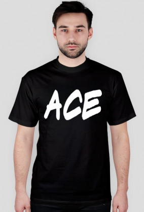 koszulka z napisem 'ACE'