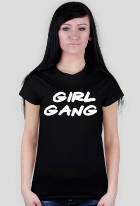 Koszulka z napisem 'GIRL GANG'