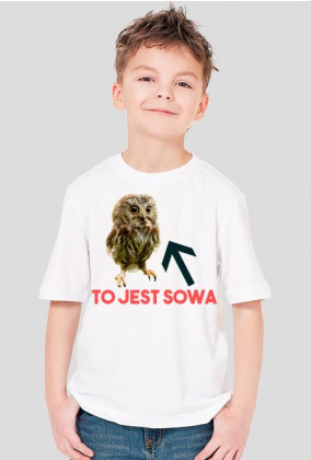 Koszulka dziecięca TO JEST SOWA
