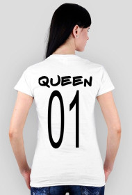 Damska koszulka z napisem "Queen"/ Królowa