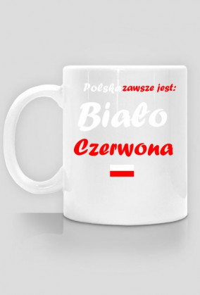 Kubek Biało Czerwona