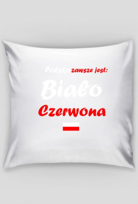Poszewka Biało Czerwona