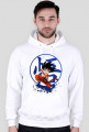 Dragon Ball Hoodie Kid Goku With Symbol  (Orange & White )