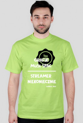 Koszulka Męska Grafik,Streamer