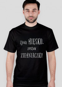 Zjedz Mięsko – Koszulka Męska Czarna