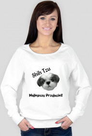 Shih Tzu Przyjaciel Bluza White