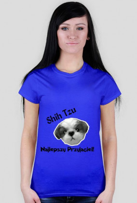 Shih Tzu Przyjaciel T-Shit White