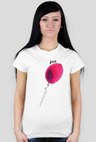 Koszulka damska "różowy balon"
