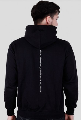 Art black hoodie