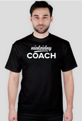 Niedzielny Coach - męska czarna
