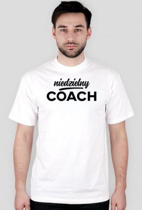 Niedzielny Coach - męska biała