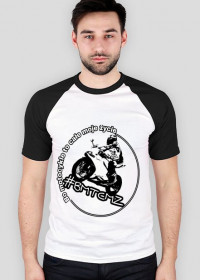 Koszulka z dużym logiem motocyklowym