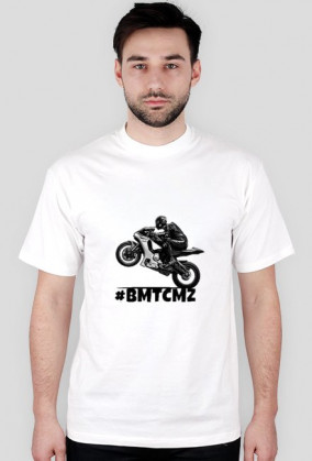 Koszulka z dużym logiem motocyklowym, różne kolory!