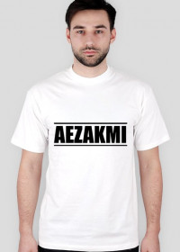 AEZAKMI t-shirt (czarny nadruk)