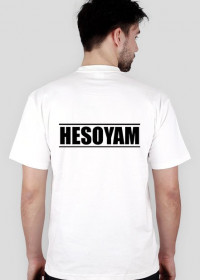 HESOYAM t-shirt (czarny nadruk)