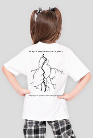 Koszulka dziewczęca z logo Grupy Śląscy Obserwatorzy Burz