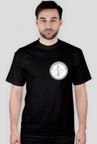 Koszulka męska z logo Grupy Śląscy Obserwatorzy Burz na przodzie i plecach
