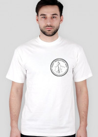 Koszulka męska z logo Grupy Śląscy Obserwatorzy Burz na przodzie i plecach