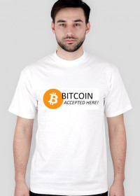 Koszulka Bitcoin Accepted