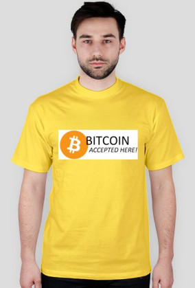 Koszulka Bitcoin Accepted