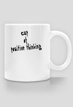 Cup of positive thinking