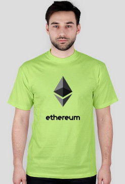 Koszulka męska Ethereum napis