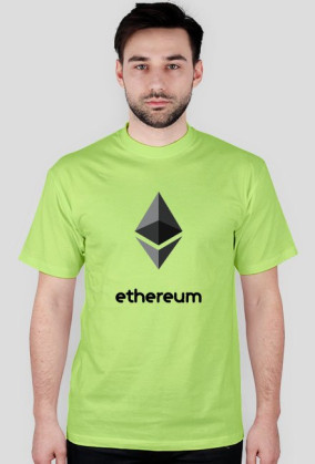 Koszulka męska Ethereum napis