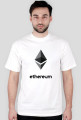 Koszulka męska Ethereum napis