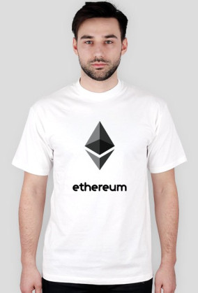Koszulka męska Ethereum napis