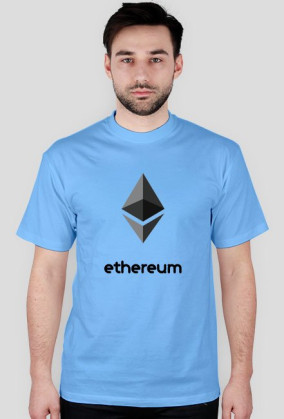 Koszulka męska Ethereum napis