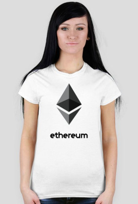 Koszulka damska Ethereum napis