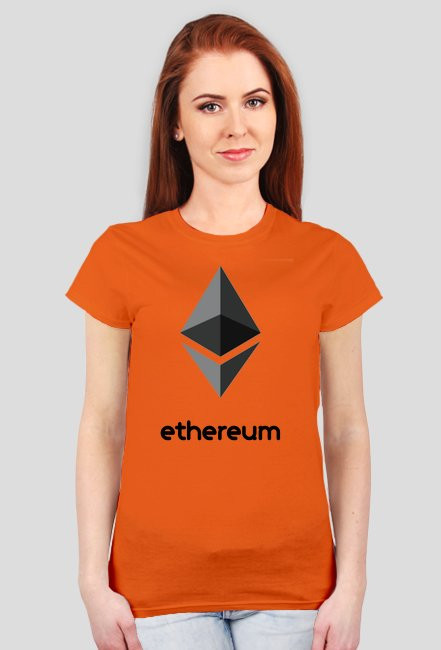 Koszulka damska Ethereum napis