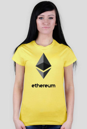 Koszulka damska Ethereum napis