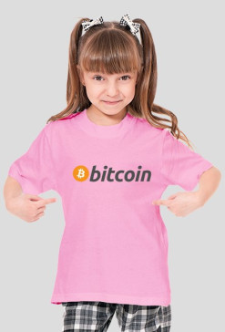 Koszulka dziewczęca Bitcoin