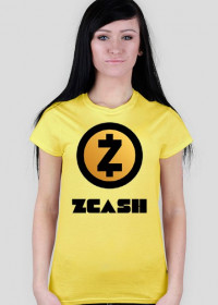 Koszulka damska Zcash napis