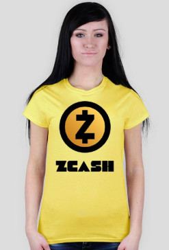 Koszulka damska Zcash napis
