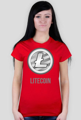 Koszulka damska Litecoin napis