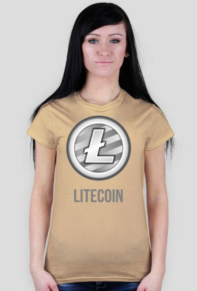 Koszulka damska Litecoin napis