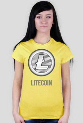 Koszulka damska Litecoin napis