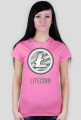 Koszulka damska Litecoin napis