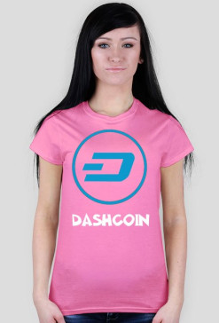 Koszulka damska Dashcoin napis