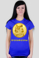 Koszulka damska Dogecoin napis